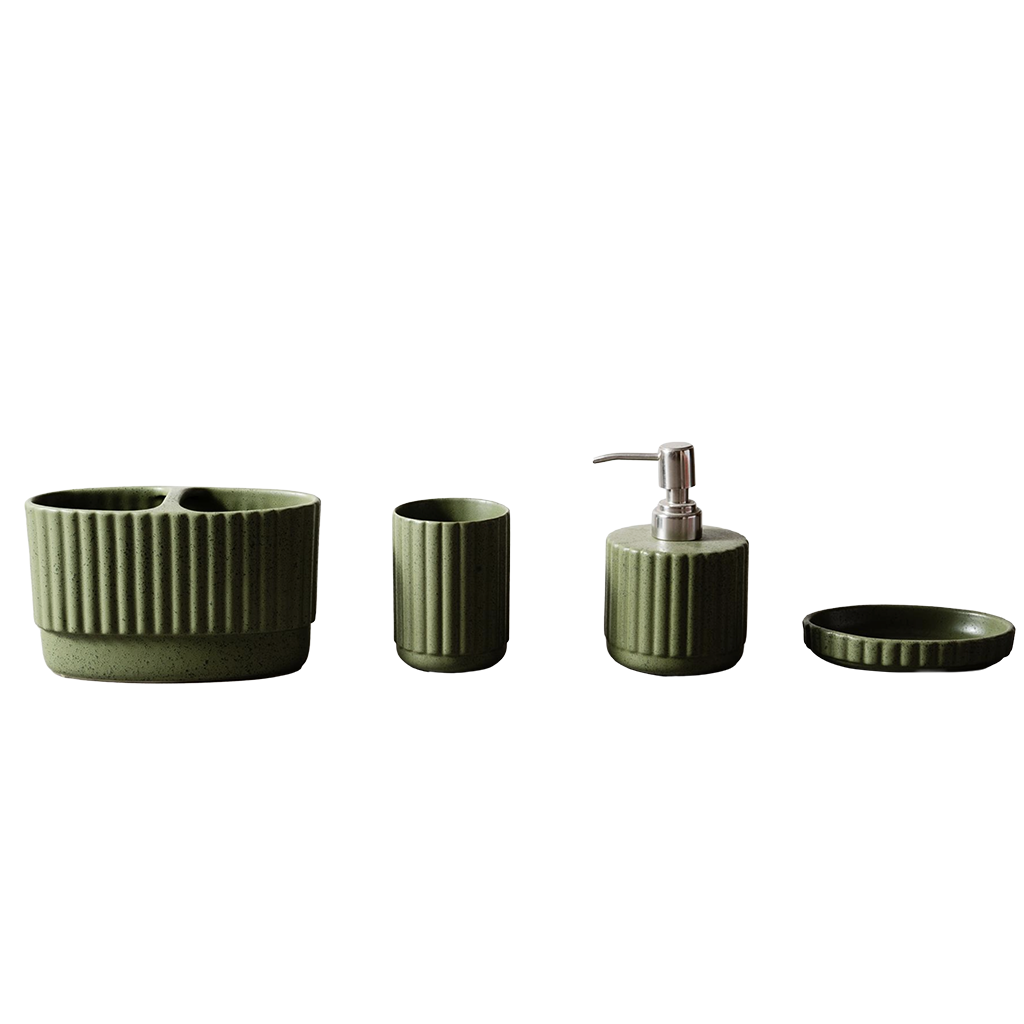 Moss Garden Bathroom Set