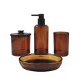 Amber Apothecary Bathroom Set